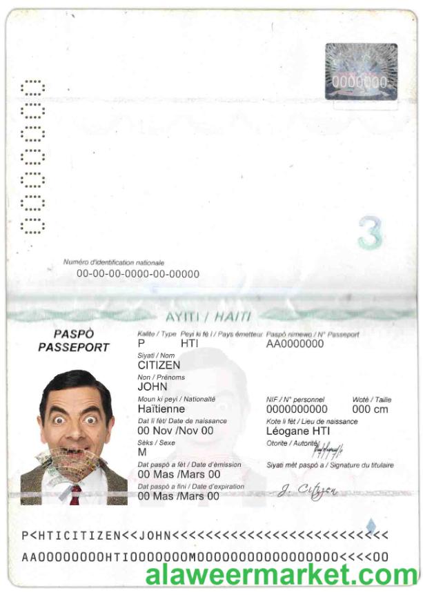 Haiti passport